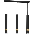 Lampadario a sospensione con filo JOKER 3xGU10/25W/230V nero