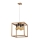 Lampadario a sospensione con filo KAGO 4xE27/60W/230V quercia