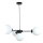 Lampadario a sospensione con filo KALIOPE 4xE14/50W/230V nero/bianco