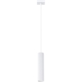 Lampadario a sospensione con filo KARBON 1xGU10/10W/230V bianco