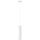 Lampadario a sospensione con filo KARBON 1xGU10/10W/230V bianco