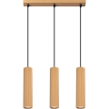 Lampadario a sospensione con filo KARBON 3xGU10/10W/230V oro