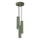 Lampadario a sospensione con filo KARBON 3xGU10/10W/230V verde
