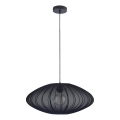 Lampadario a sospensione con filo KINU 1xE27/20W/230V diametro 50 cm nero