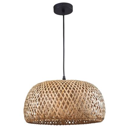 Lampadario a sospensione con filo KORFU 1xE27/20W/230V diametro 38 cm bambù