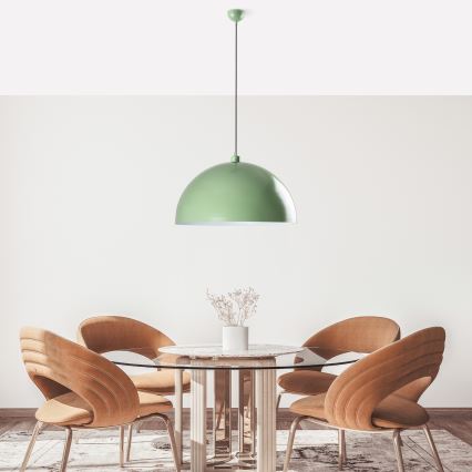 Lampadario a sospensione con filo KURE 1xE27/40W/230V verde