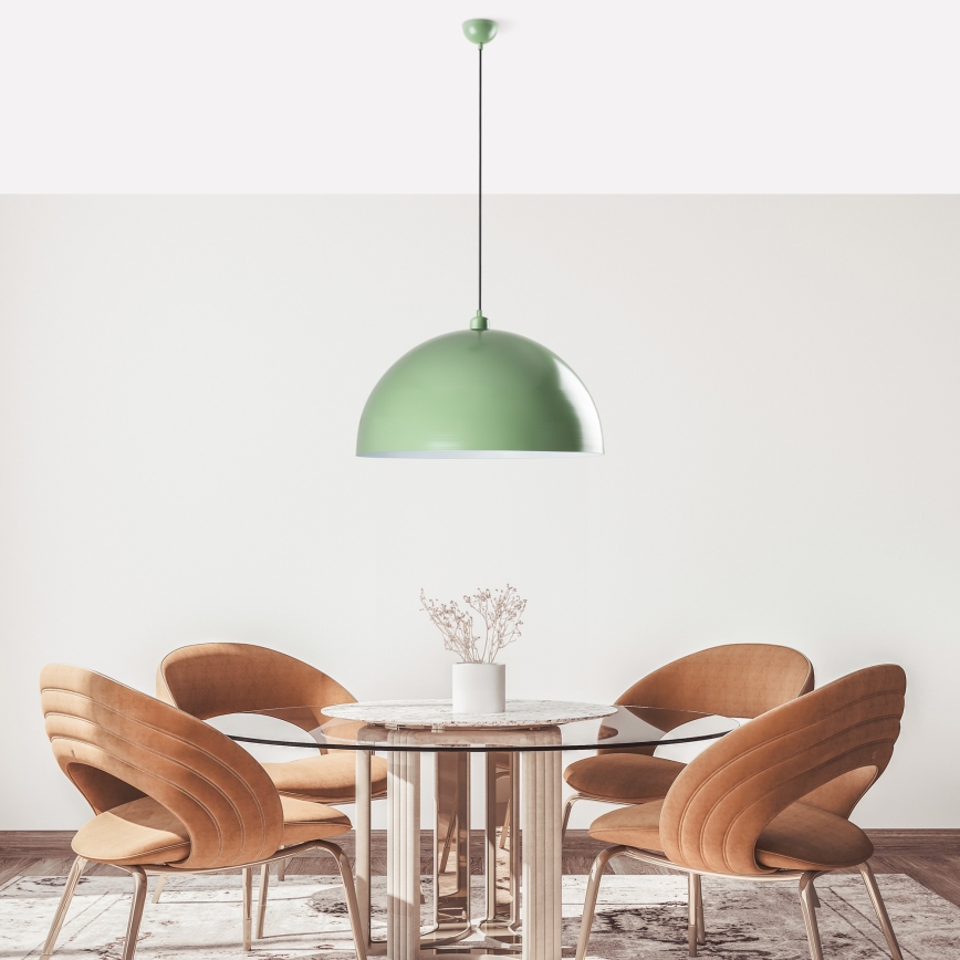 Lampadario a sospensione con filo KURE 1xE27/40W/230V verde