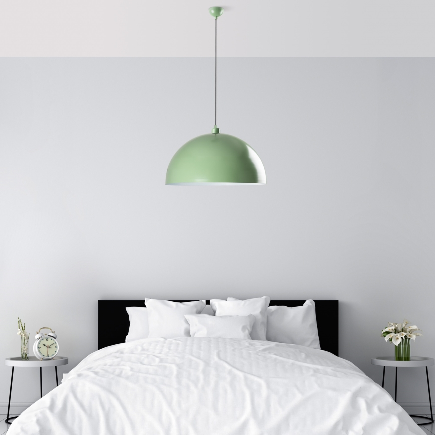 Lampadario a sospensione con filo KURE 1xE27/40W/230V verde