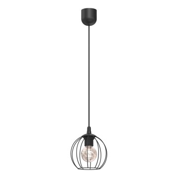 Lampadario a sospensione con filo LAPS 1xE27/15W/230W nero