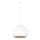 Lampadario a sospensione con filo LAVA 1xE27/15W/230V bianco/oro