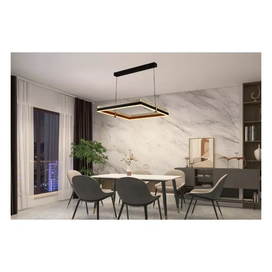 Lampadario a sospensione con filo LED dimmerabile LED/100W/230V 3000-6500K + telecomando