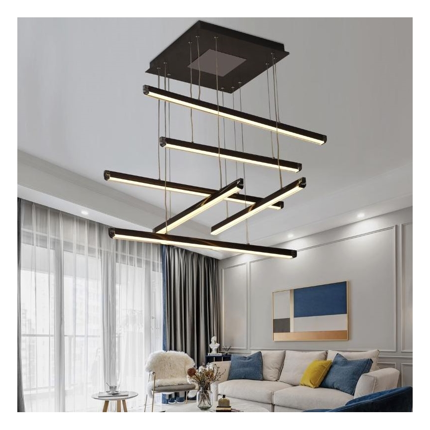 Lampadario a sospensione con filo LED dimmerabile LED/100W/230V 3000-6500K + telecomando