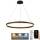 Lampadario a sospensione con filo LED dimmerabile LED/110W/230V 3000-6500K diametro 80 cm + telecomando