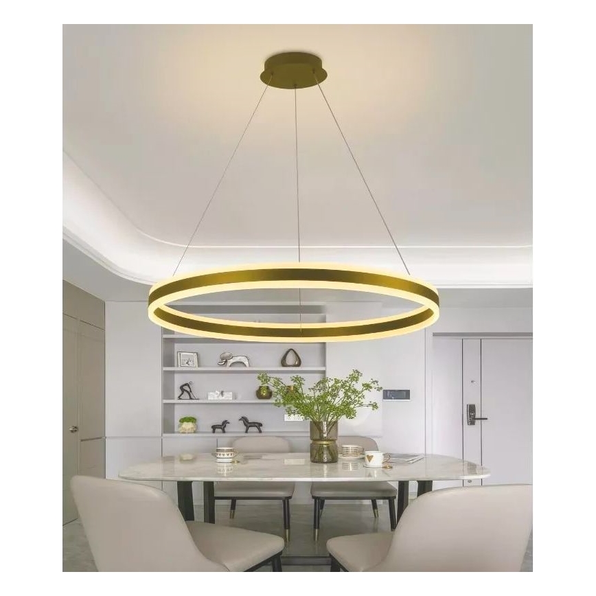 Lampadario a sospensione con filo LED dimmerabile LED/110W/230V 3000-6500K + telecomando