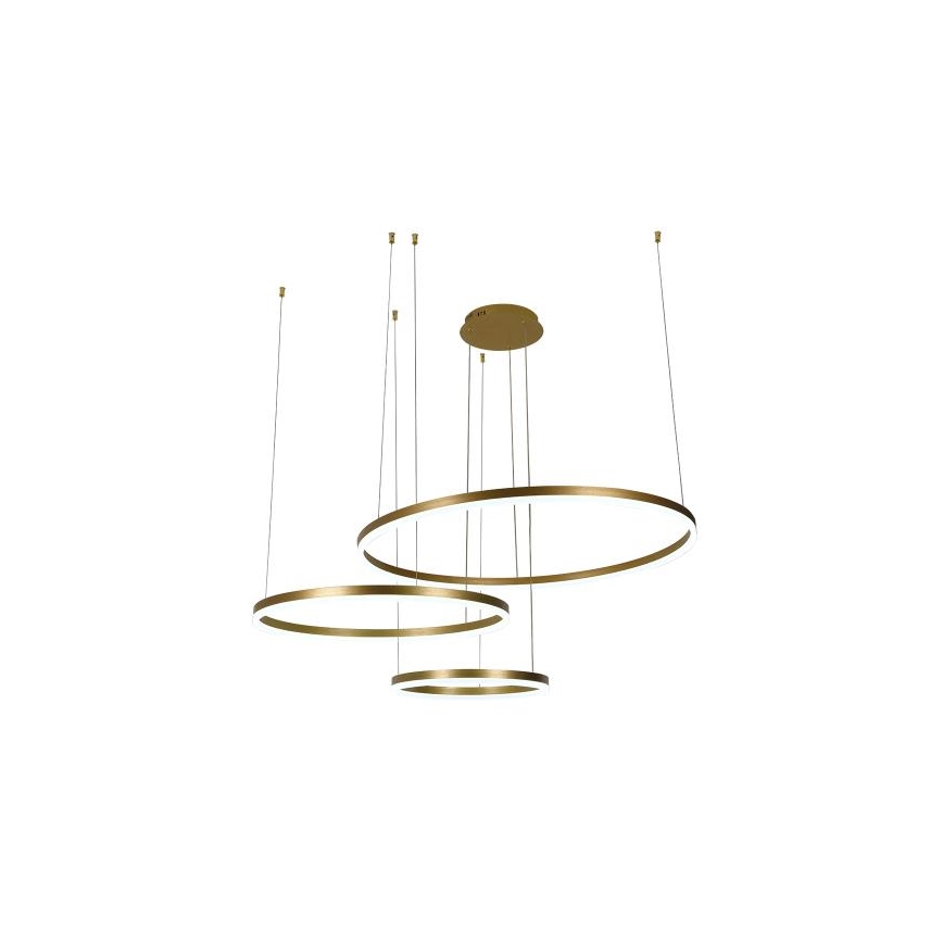Lampadario a sospensione con filo LED dimmerabile LED/125W/230V 3000-6500K diametro 80 cm + telecomando