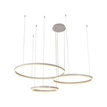 Lampadario a sospensione con filo LED dimmerabile LED/125W/230V 3000-6500K diametro 80 cm + telecomando