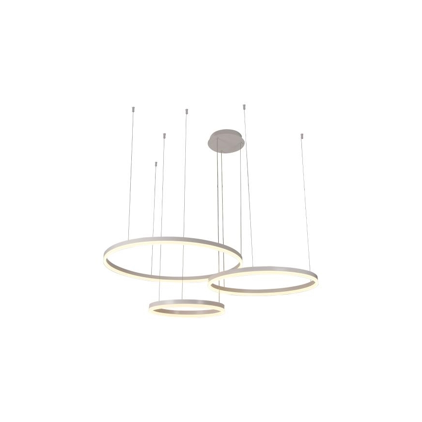 Lampadario a sospensione con filo LED dimmerabile LED/125W/230V 3000-6500K diametro 80 cm + telecomando