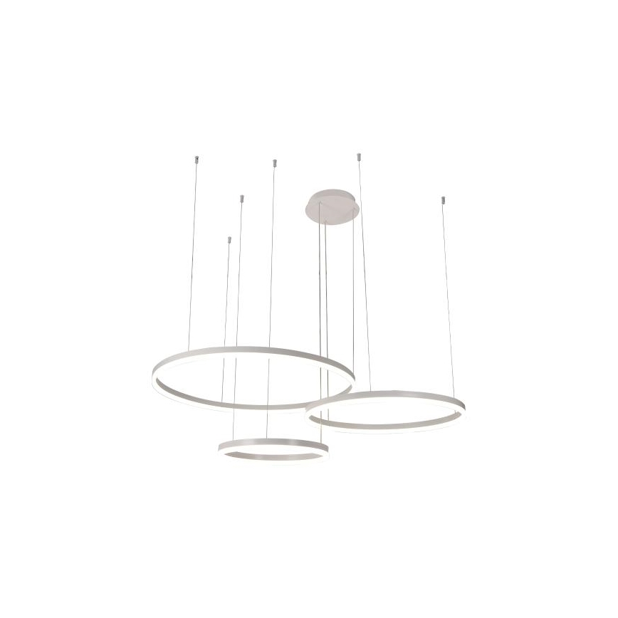 Lampadario a sospensione con filo LED dimmerabile LED/125W/230V 3000-6500K diametro 80 cm + telecomando