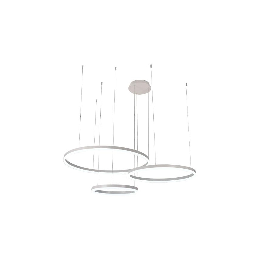 Lampadario a sospensione con filo LED dimmerabile LED/125W/230V 3000-6500K diametro 80 cm + telecomando
