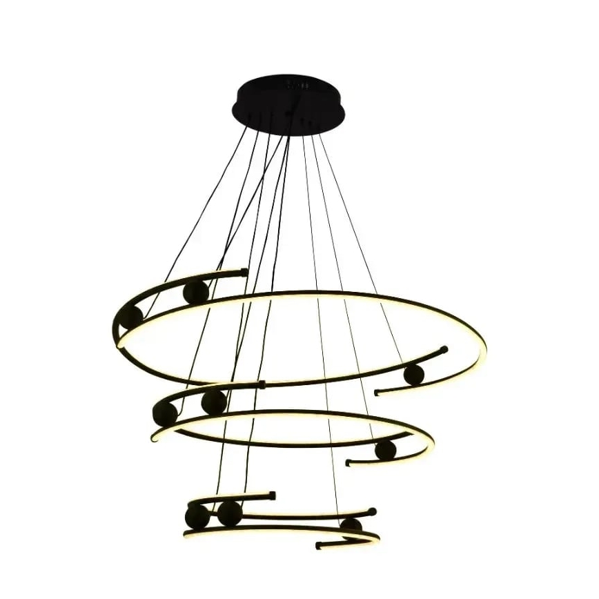 Lampadario a sospensione con filo LED dimmerabile LED/170W/230V 3000-6500K + telecomando