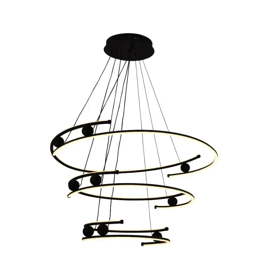 Lampadario a sospensione con filo LED dimmerabile LED/170W/230V 3000-6500K + telecomando