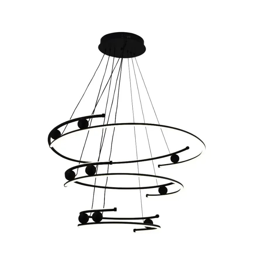 Lampadario a sospensione con filo LED dimmerabile LED/170W/230V 3000-6500K + telecomando
