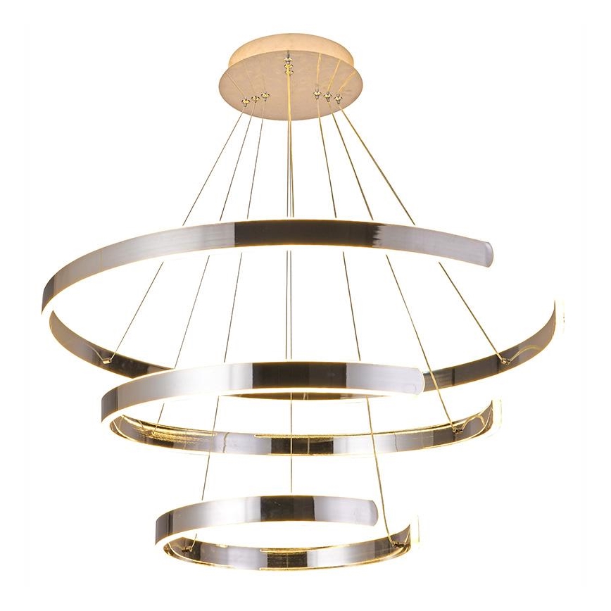 Lampadario a sospensione con filo LED dimmerabile LED/220W/230V 3000-6500K diametro 80 cm + telecomando