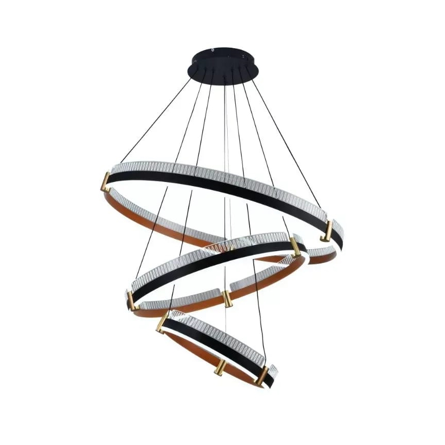 Lampadario a sospensione con filo LED dimmerabile LED/240W/230V 3000-6500K diametro 80 cm + telecomando