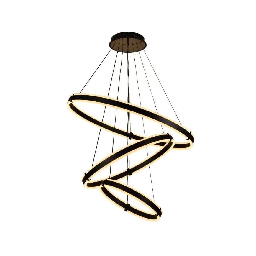 Lampadario a sospensione con filo LED dimmerabile LED/250W/230V 3000-6500K diametro 80 cm + telecomando