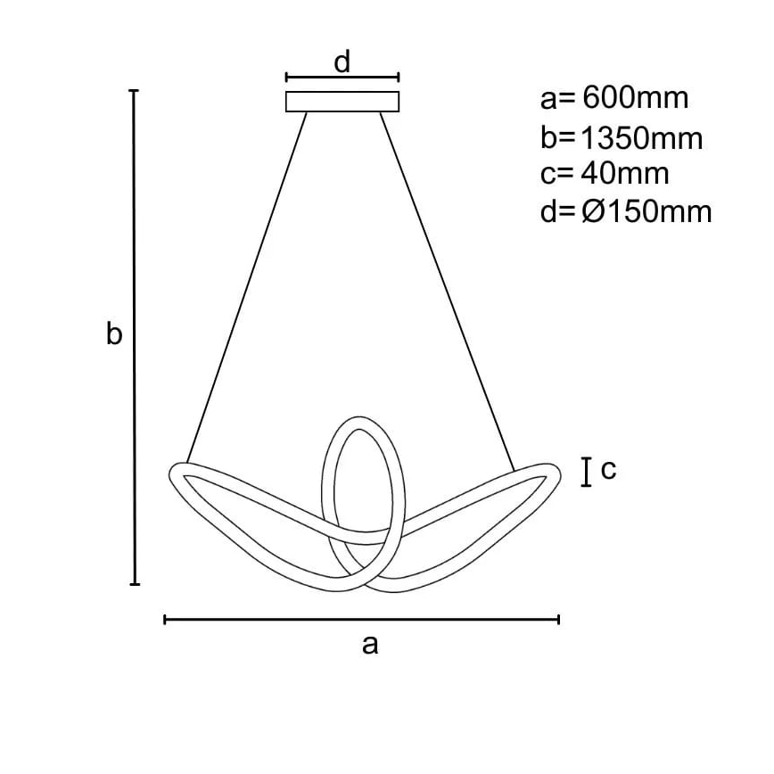 Lampadario a sospensione con filo LED dimmerabile LED/25W/230V 3000-6500K + telecomando