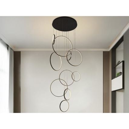 Lampadario a sospensione con filo LED dimmerabile LED/290W/230V 3000-6500K diametro 60 cm + telecomando