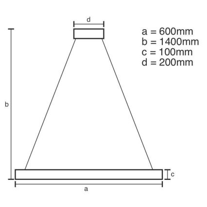 LED Dimmerabile cristallo lampadario su filo LED/40W/230V 3000-6500K cromo/oro + telecomando