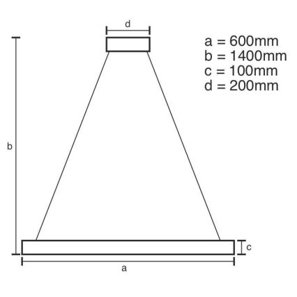 LED Lampadario di cristallo dimmerabile a filo LED/40W/230V 3000-6500K cromo lucido + telecomando