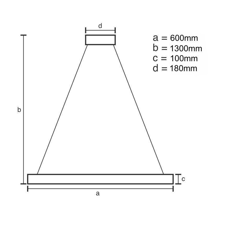 LED Lampadario di cristallo dimmerabile a filo LED/40W/230V 3000-6500K cromo lucido + telecomando