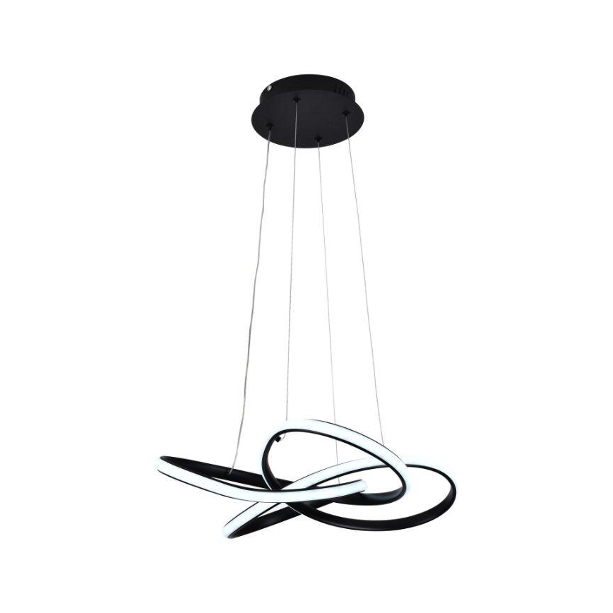 Lampadario a sospensione con filo LED dimmerabile LED/40W/230V 3000-6500K nero + telecomando