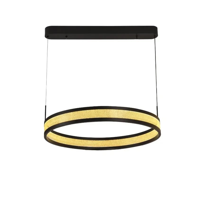 Lampadario a sospensione con filo LED dimmerabile LED/45W/230V 3000-6500K nero + telecomando