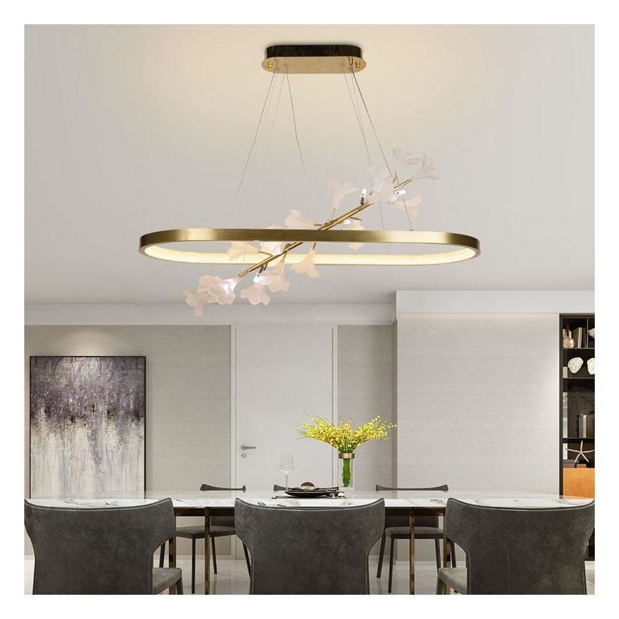 Lampadario a sospensione con filo LED dimmerabile LED/55W/230V 3000-6500K + telecomando