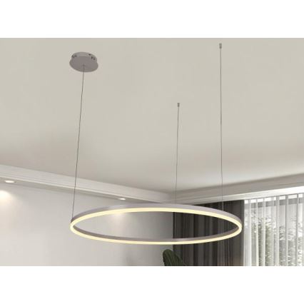 Lampadario a sospensione con filo LED dimmerabile LED/55W/230V 3000-6500K + telecomando