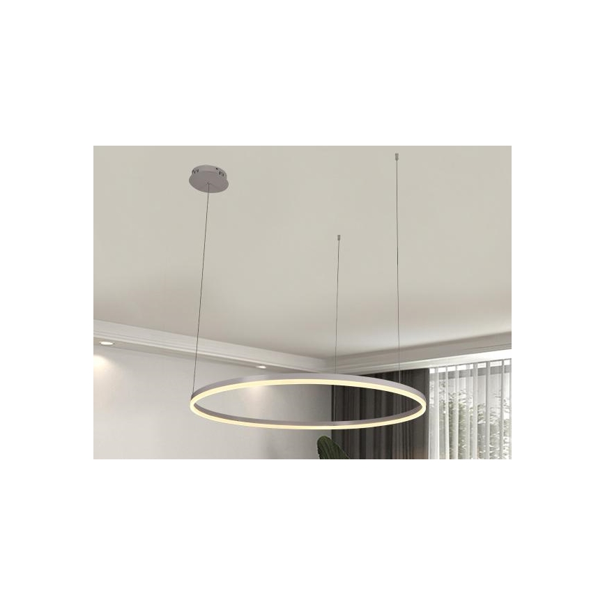 Lampadario a sospensione con filo LED dimmerabile LED/55W/230V 3000-6500K + telecomando