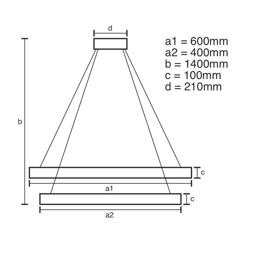 LED Lampadario di cristallo dimmerabile a filo LED/65W/230V 3000-6500K cromo lucido + telecomando