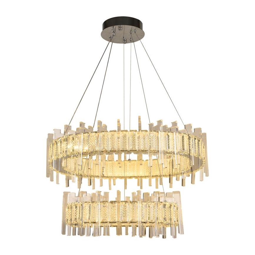 LED Dimmerabile cristallo lampadario su filo LED/65W/230V 3000-6500K + telecomando