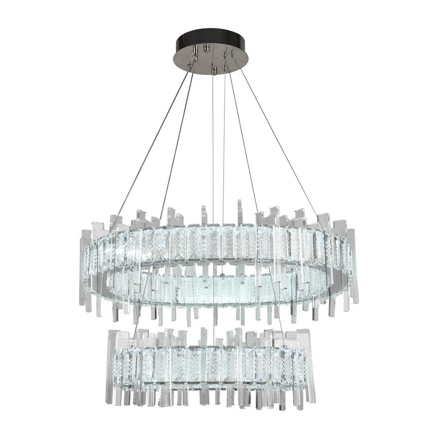 LED Dimmerabile cristallo lampadario su filo LED/65W/230V 3000-6500K + telecomando