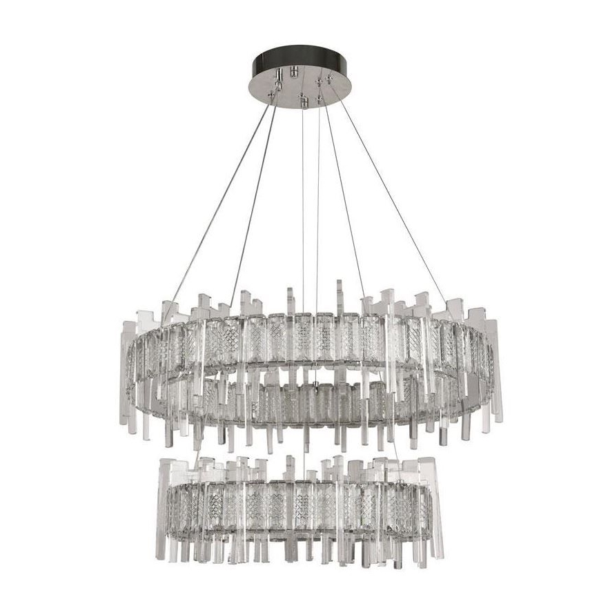 LED Dimmerabile cristallo lampadario su filo LED/65W/230V 3000-6500K + telecomando