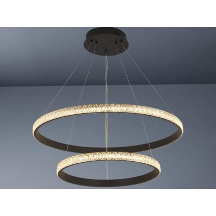 Lampadario a sospensione con filo LED dimmerabile LED/65W/230V 3000-6500K + telecomando