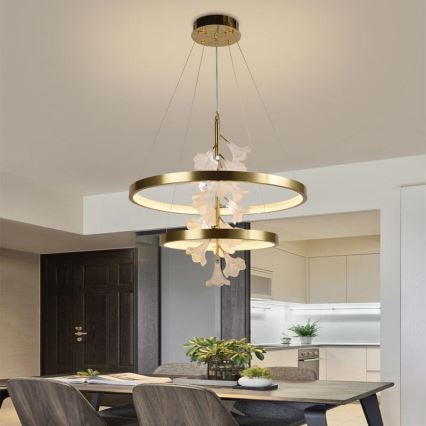 Lampadario a sospensione con filo LED dimmerabile LED/70W/230V 3000-6500K + telecomando
