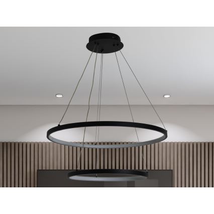 Lampadario a sospensione con filo LED dimmerabile LED/75W/230V 3000-6500K diametro 60 cm + telecomando