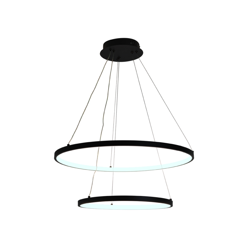 Lampadario a sospensione con filo LED dimmerabile LED/75W/230V 3000-6500K diametro 60 cm + telecomando