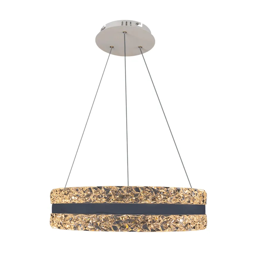 LED Dimmerabile cristallo lampadario su filo LED/80W/230V 3000-6500K bianco + telecomando