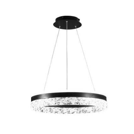 Lampadario a sospensione con filo LED dimmerabile LED/80W/230V 3000-6500K nero + telecomando