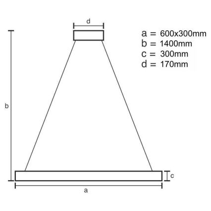 LED Dimmerabile cristallo lampadario su filo LED/80W/230V 3000-6500K oro + telecomando